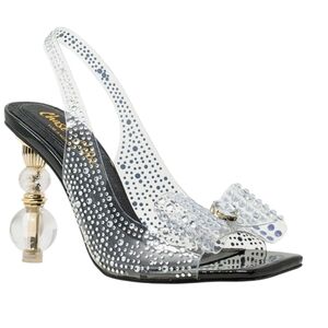 Chase And Chloe Gypsy Crystal Embellished Slingback Sandal (Women) Sz 9